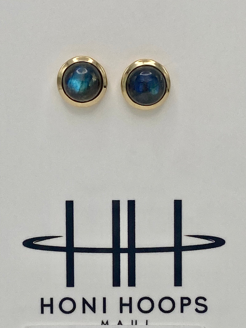 Biggy Labradorite studs