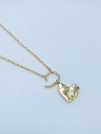 Heart Rock open clasp